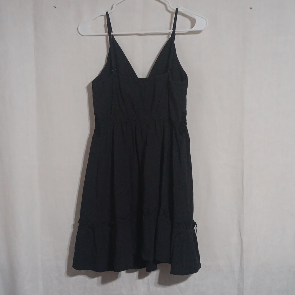 Shein Black Tiered Spaghetti Strap Mini Dress Size XS - Picture 3 of 3